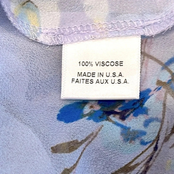 Misa Los Angeles Light Blue Periwinkle Floral Alona Mini Dress - Picture 8 of 12